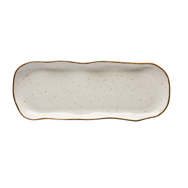 Блюдо Lubiana Stone age decor 35Х13,5 см бежеве 4659-6833 комплект 6 шт