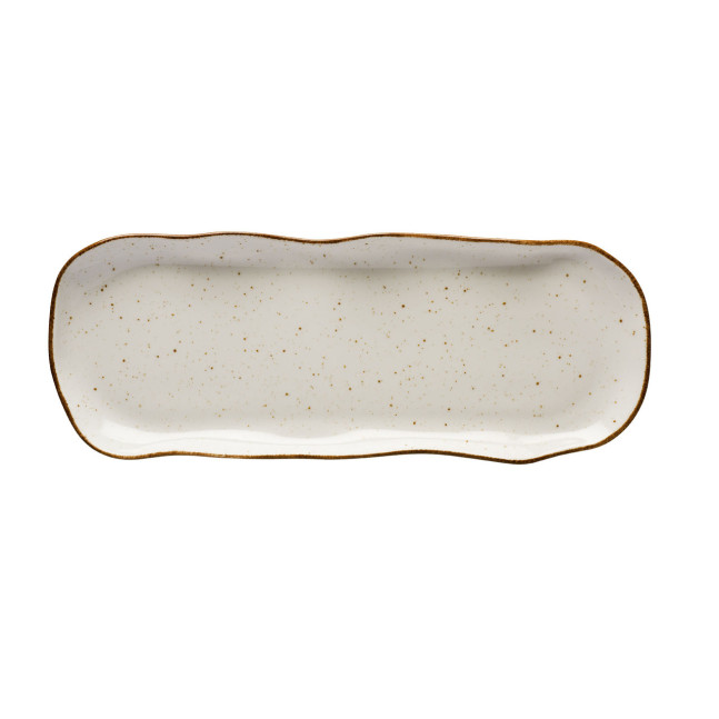Блюдо Lubiana Stone age decor 35Х13,5 см бежеве 4659-6833 комплект 6 шт