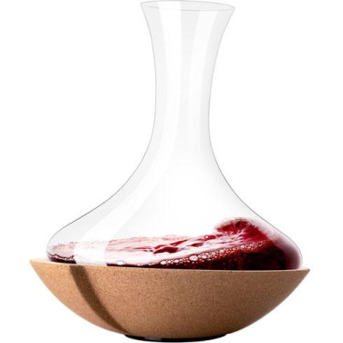 Декантер для вина Vacu Vin Swirling Carafe з корковою підставкою, що обертається 750 мл Арт. 76010602