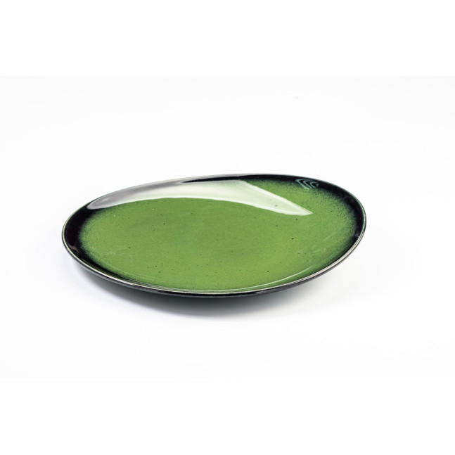 Тарілка мілка Ariane Vital Coupe elevated 21 см splash edge green - AVCARN224111021