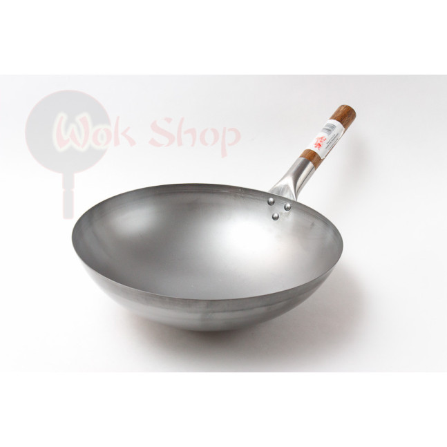 Лондон Вок 33 см з круглим дном і однією ручкою (London Wok) 731W197