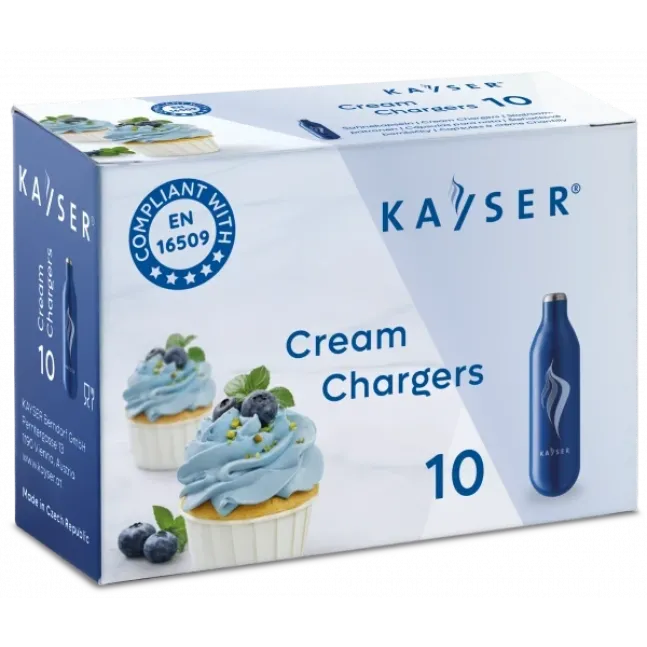 Балони N2O для взбивання вершків Kayser (10 шт.) 2222
