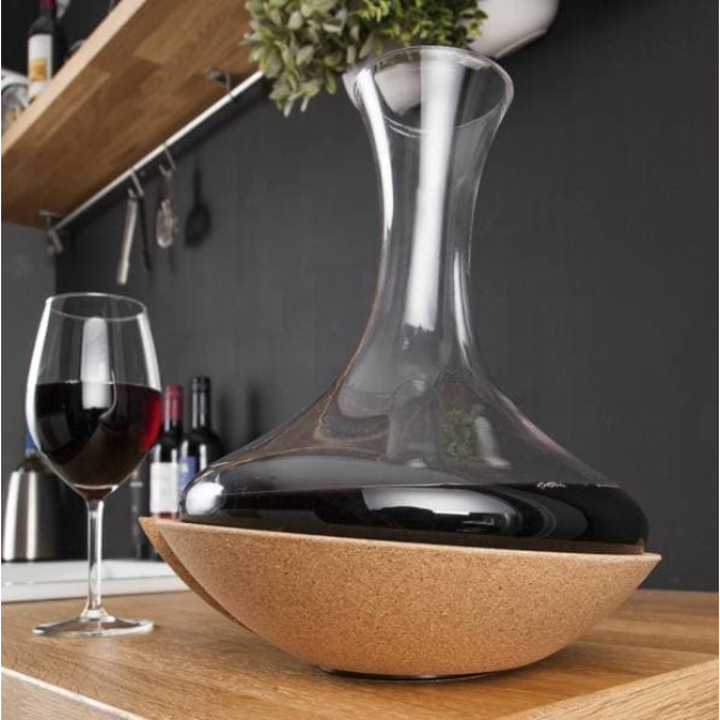 Декантер для вина Vacu Vin Swirling Carafe з корковою підставкою, що обертається 750 мл Арт. 76010602