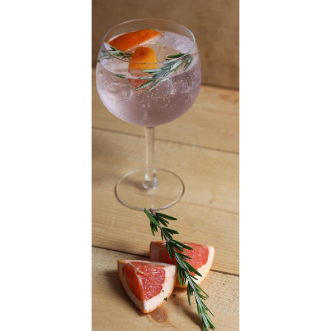 Бокалы из стекла набор 6 шт, Бокалы на ножке, Стеклянные бокалы SPKSY GIN&TONIC 585 мл