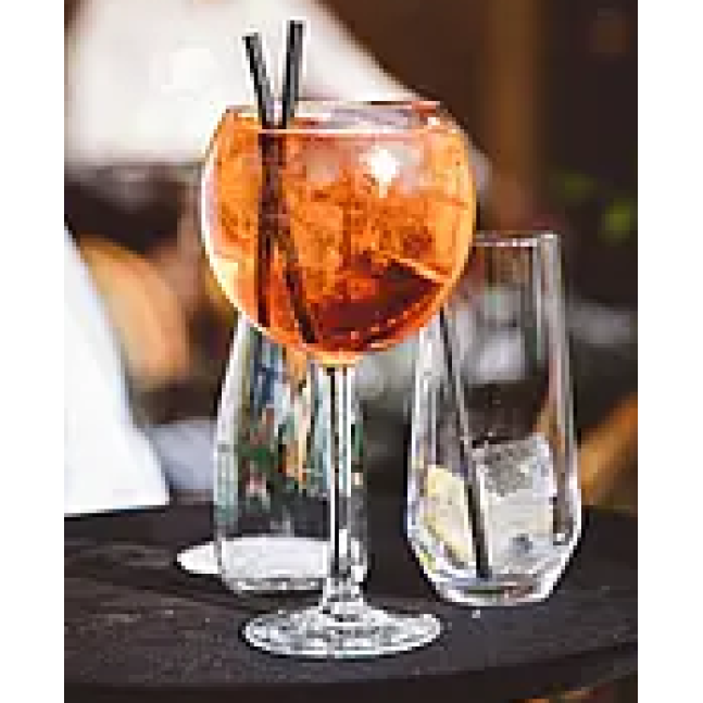 Бокалы из стекла набор 6 шт, Бокалы на ножке, Стеклянные бокалы SPKSY GIN&TONIC 585 мл