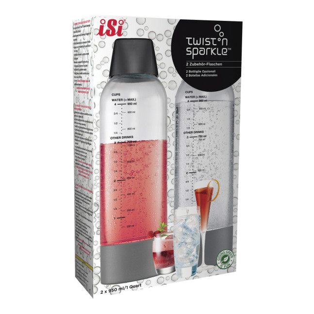 Набір пляшок Twist'n Sparkle iSi 100630 (2х950 мл.)