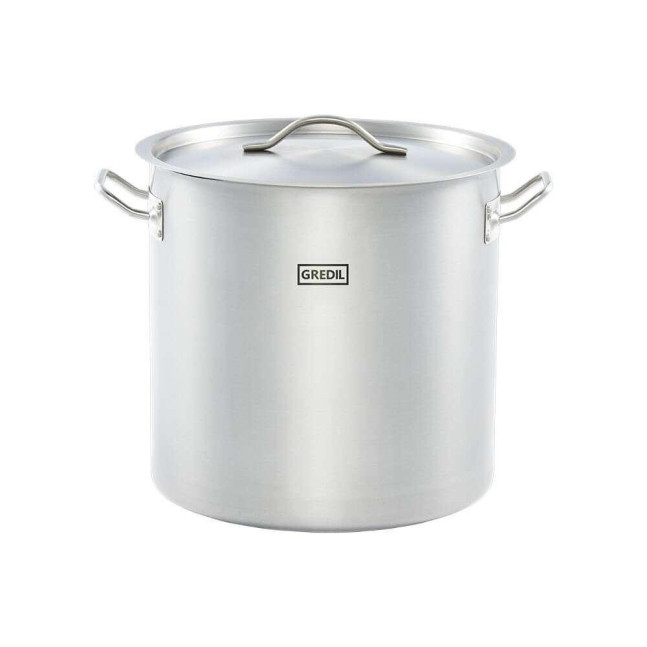 Кастрюля висока з кришкою Gredil 25,7 л (011345)