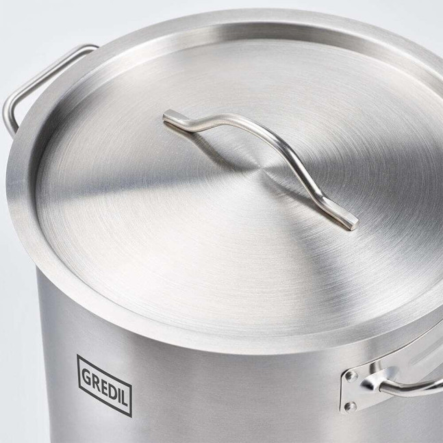 Кастрюля висока з кришкою Gredil 25,7 л (011345)