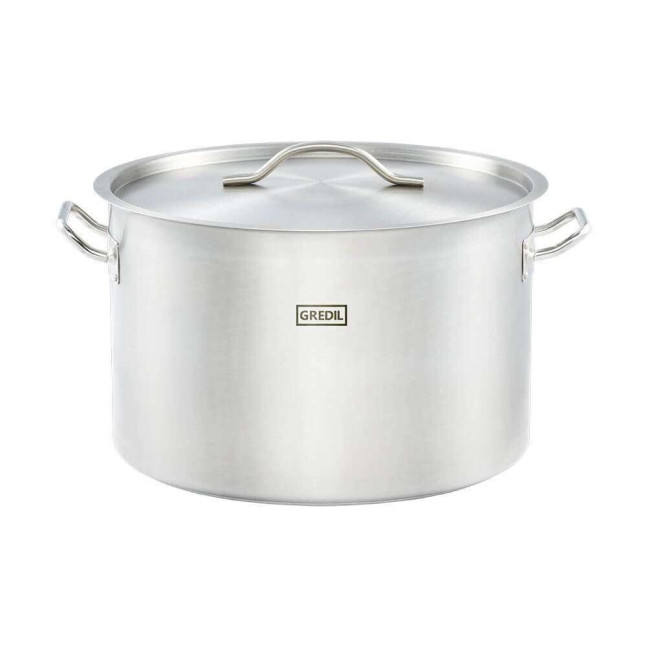 Кастрюля середня з кришкою Gredil 16,1 л (012325)