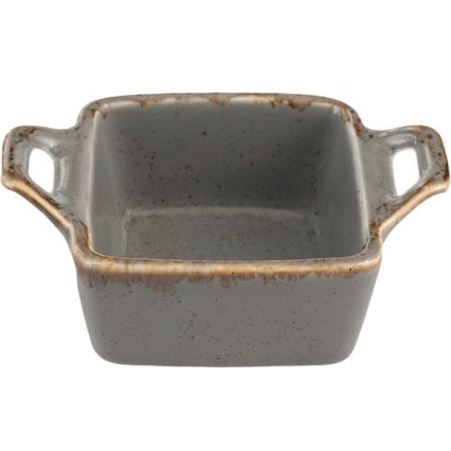 Соусник квадратний SEASONS MINI BOWL D10CM, темно-сирій набір 6 шт.