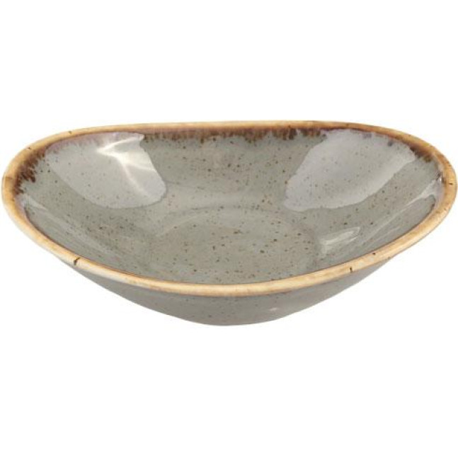 Соусник овальныйSEASONS MINI BOWL D11CM, темно-сірий набор 6 шт