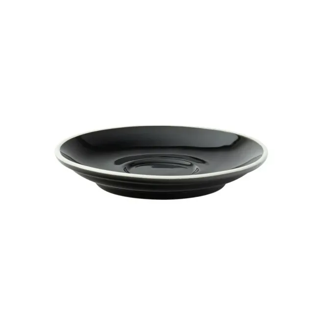 Блюдце, чорне 12 см кераміка Utopia набор 6 шт CT8115-000000-B01012