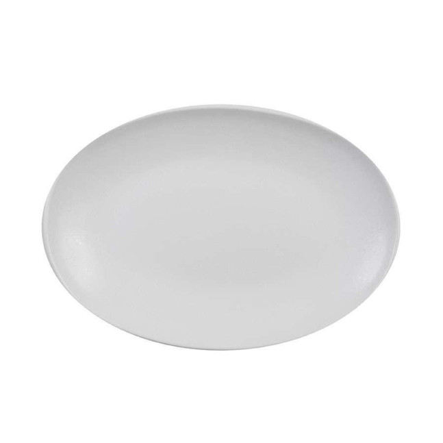 Тарілка овальна Ariane Oxide 32 см pearl white - AVCARNA70015032