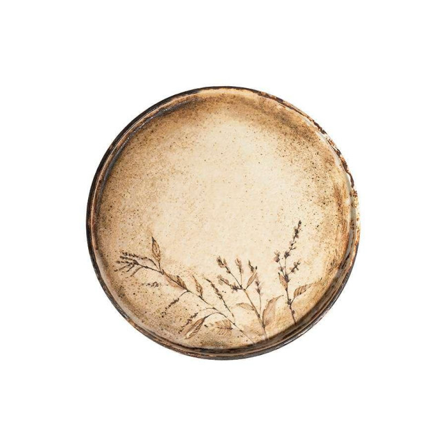 Тарілка мілка з бортом ID Fine Fall Beige 21 см - 20647-161021