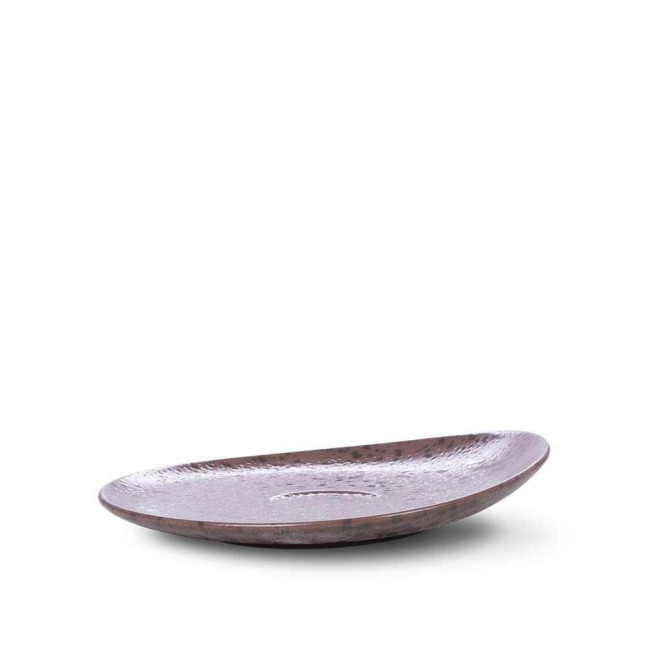 Блюдце для чашки 200 мл Ariane Oxide elevated 16 см tan brown — AVCARNA63014016