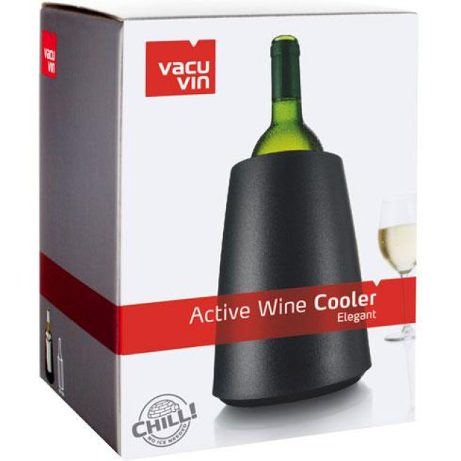 Відро - охолоджувач для пляшки вина ACTIVE COOLER WINE BLACK