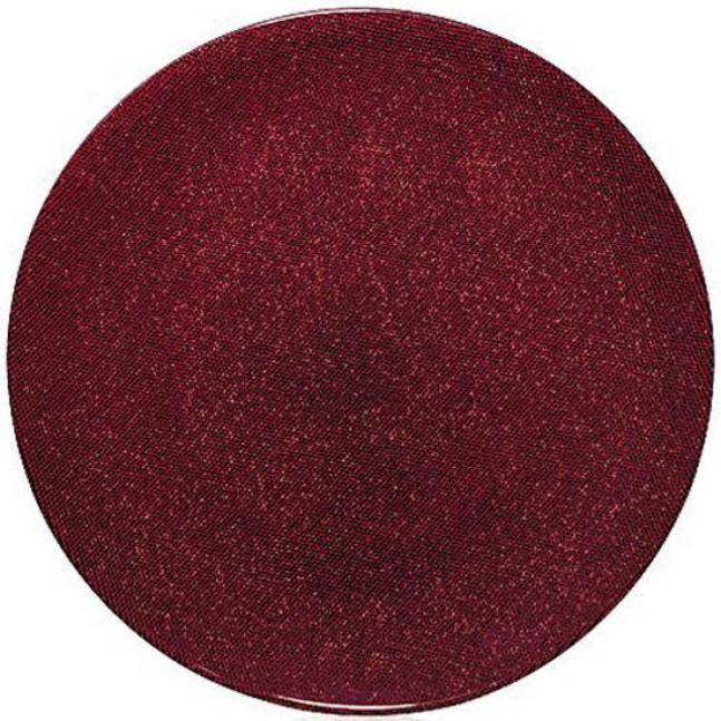 Блюдо для торта червона Glitter 33 см A10384BM902AA01 LUIGI BORMIOLI