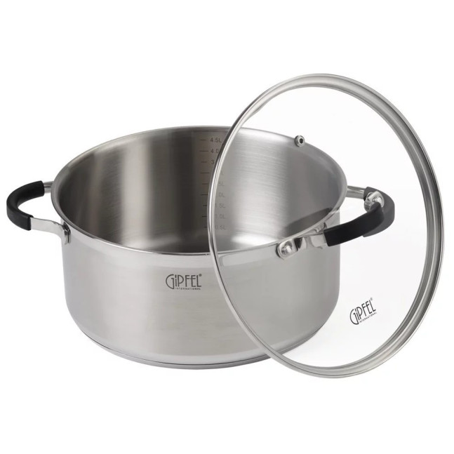 GIPFEL Каструля METROPOLE 24x11,5 см/5,2 л 1735 GIPFEL