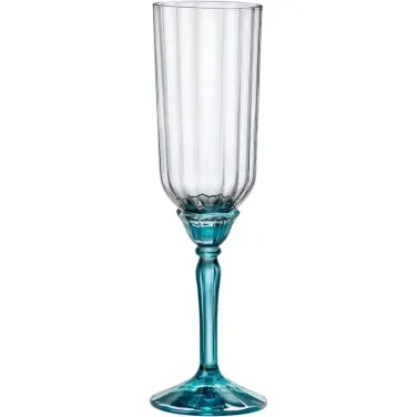 FLORIAN Келих для просеко 210мл. LUCENT BLUE 199421BCG021990 BORMIOLI ROCCO набор 6 шт