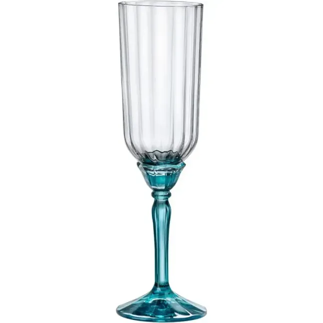 FLORIAN Келих для просеко 210мл. LUCENT BLUE 199421BCG021990 BORMIOLI ROCCO набор 6 шт