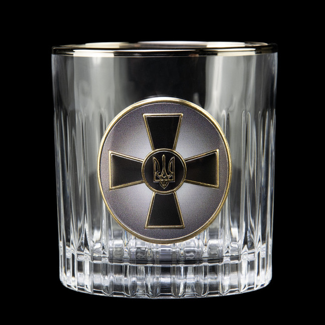 Набір келихів для віскі "ЗСУ" Boss Crystal, 6 келихів